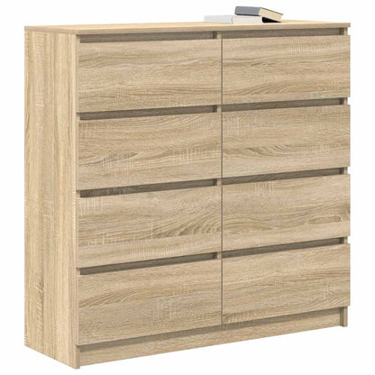 Credenza Rovere Sonoma 100x35x99 cm in Legno Multistrato
