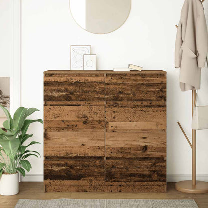 Credenza Legno Antico 100x35x99 cm in Legno Multistrato