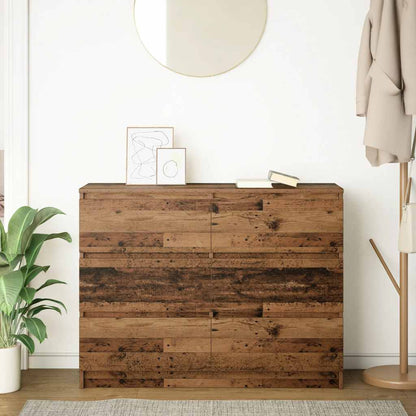 Credenza Legno Antico 100x35x76 cm in Legno Multistrato