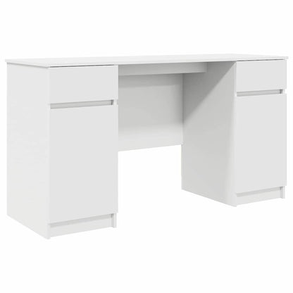 Scrivania con porta Bianco 140 x 49 x 76 cm Legno multistrato