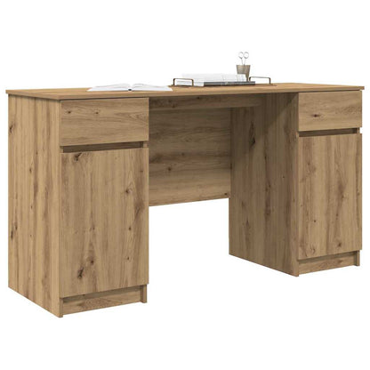 Scrivania rovere artigianale 140 x 49 x 76 cm Legno multistrato