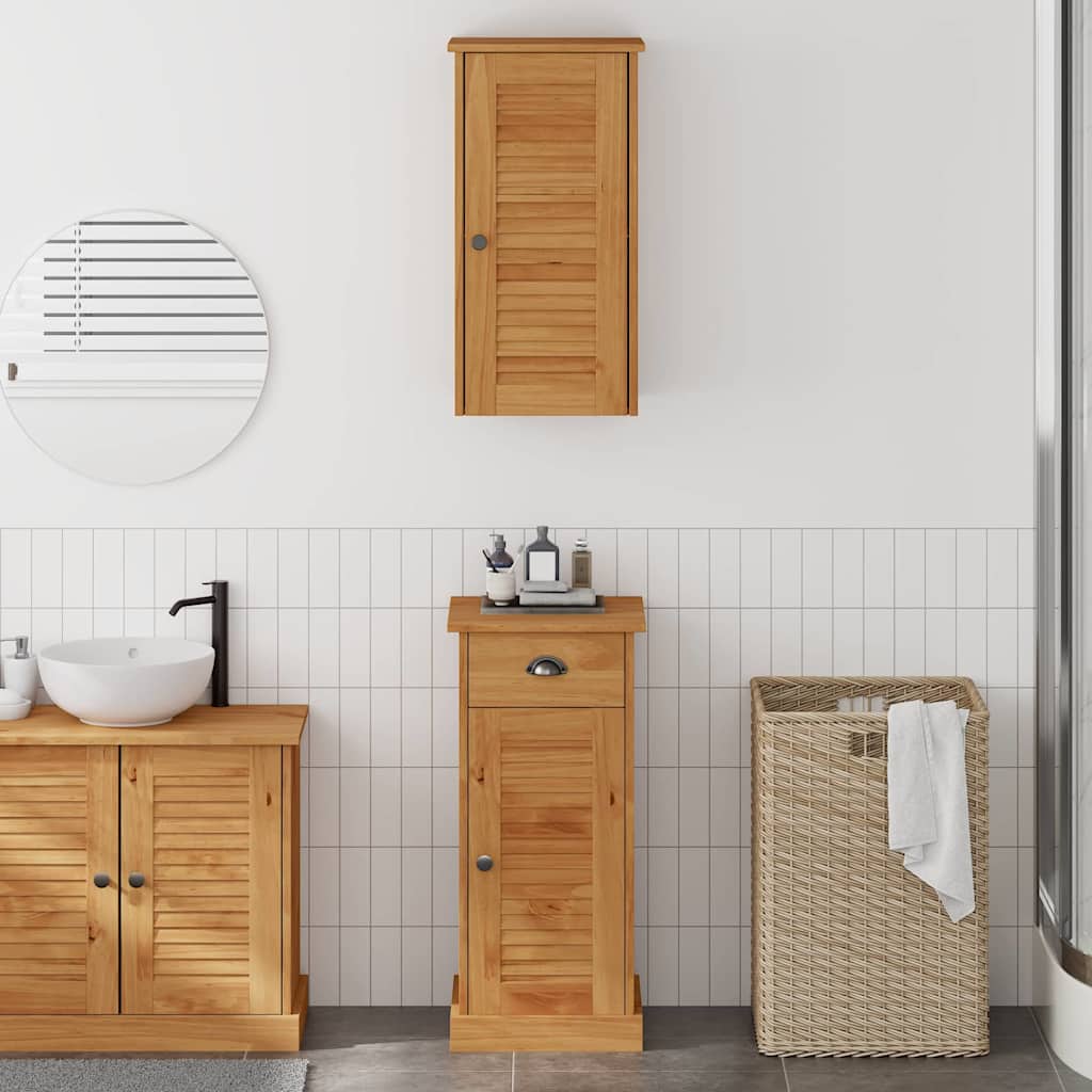 Set di mobili per il bagno VIGO 2 pcs Marrone e Marrone Miele
