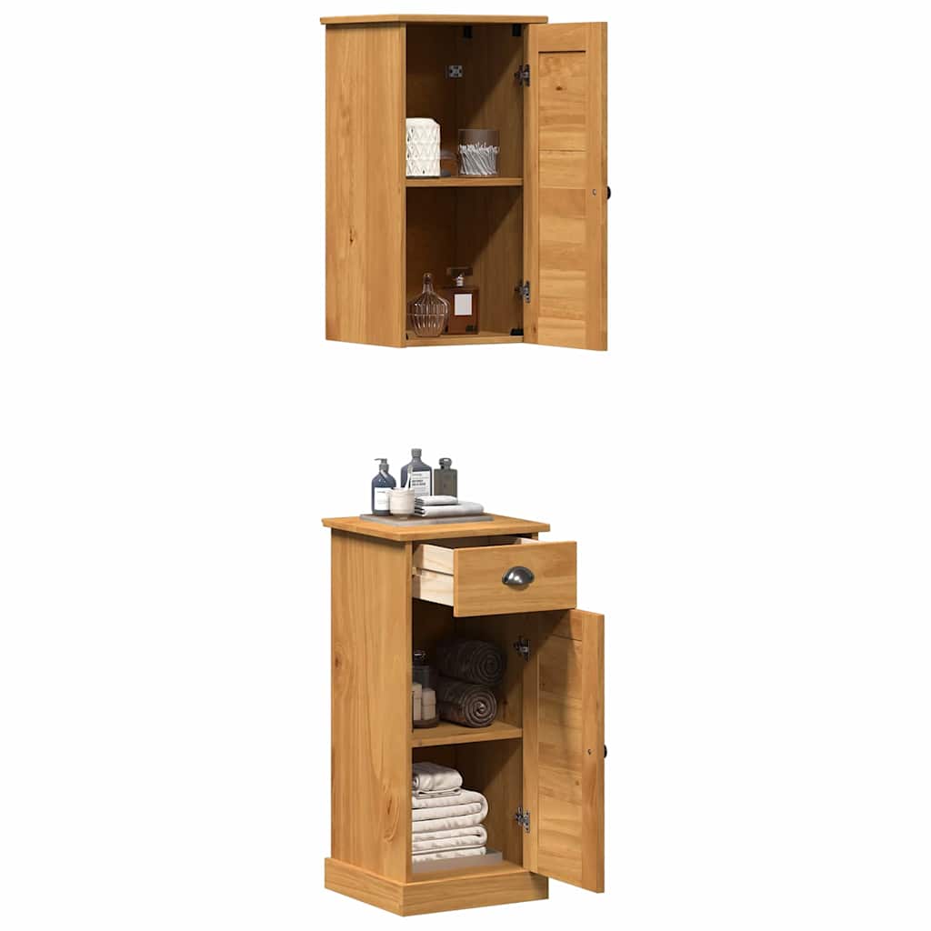 Set di mobili per il bagno VIGO 2 pcs Marrone e Marrone Miele