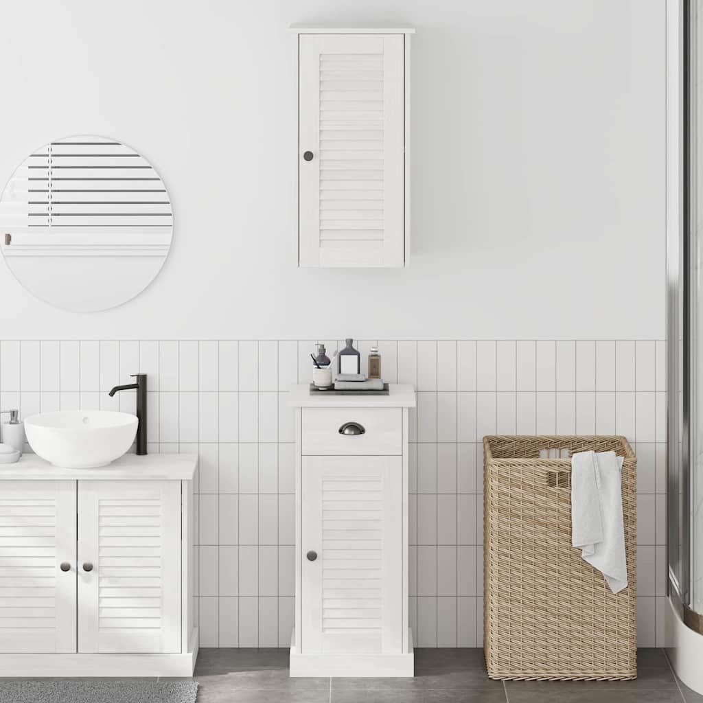 Set di mobili per il bagno VIGO 2 pcs Marrone e bianco
