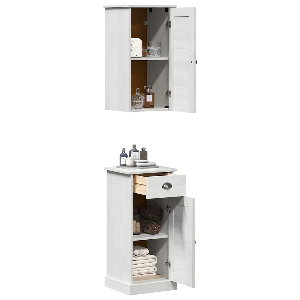 Set di mobili per il bagno VIGO 2 pcs Marrone e bianco