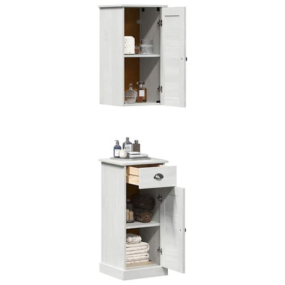 Set di mobili per il bagno VIGO 2 pcs Marrone e bianco