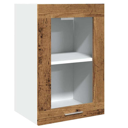 Set di Mobili da Cucina 11 pz Lyon Legno Antico in Truciolato