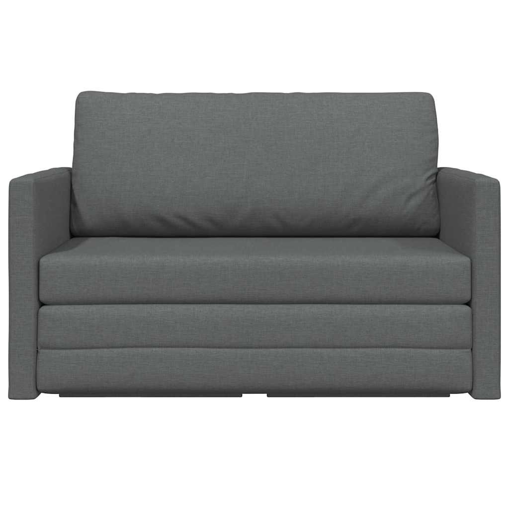 Divano letto 110cm Grigio scuro Tessuto