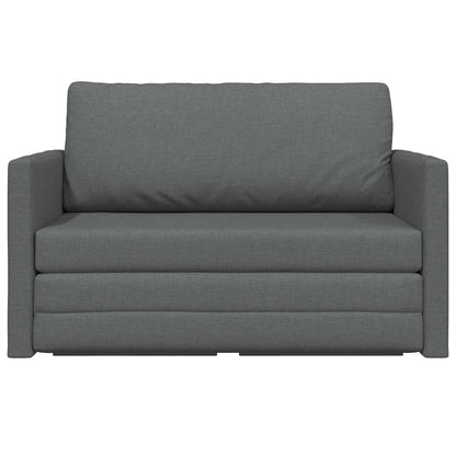 Divano letto 110cm Grigio scuro Tessuto
