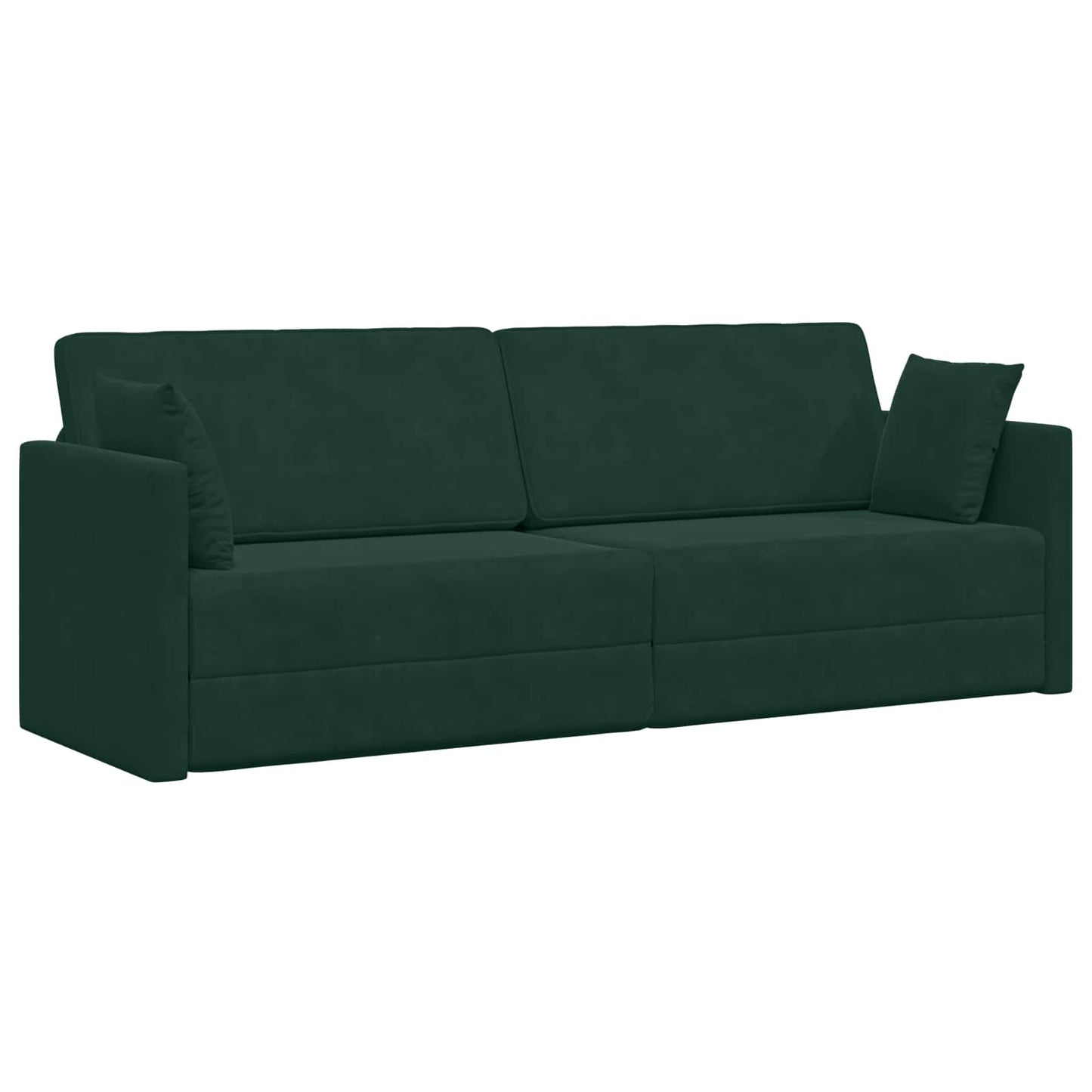 Divano-letto da pavimento 200cm Verde Scuro Velluto