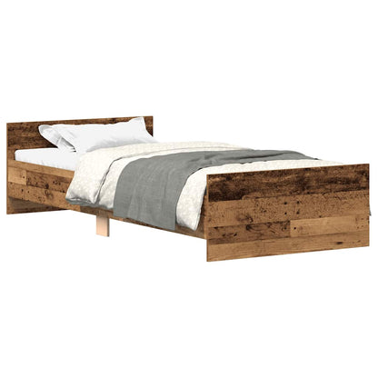 Giroletto senza Materasso Legno Antico 90x190cm in Truciolato