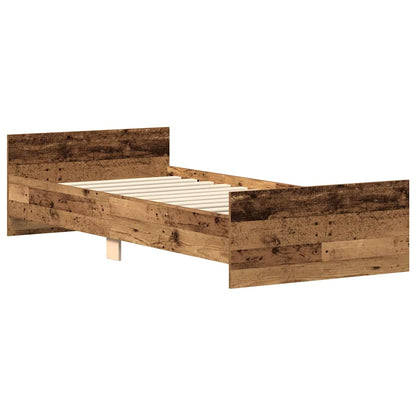Giroletto senza Materasso Legno Antico 90x190cm in Truciolato