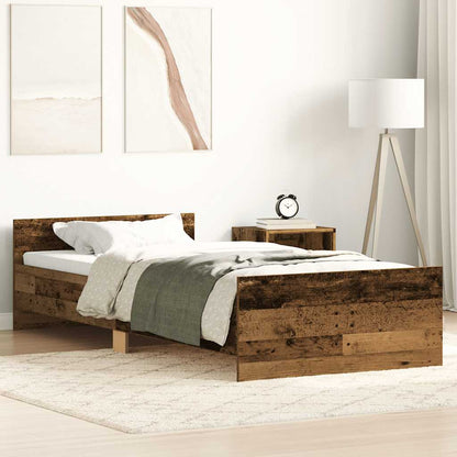 Giroletto senza Materasso Legno Antico 90x190cm in Truciolato
