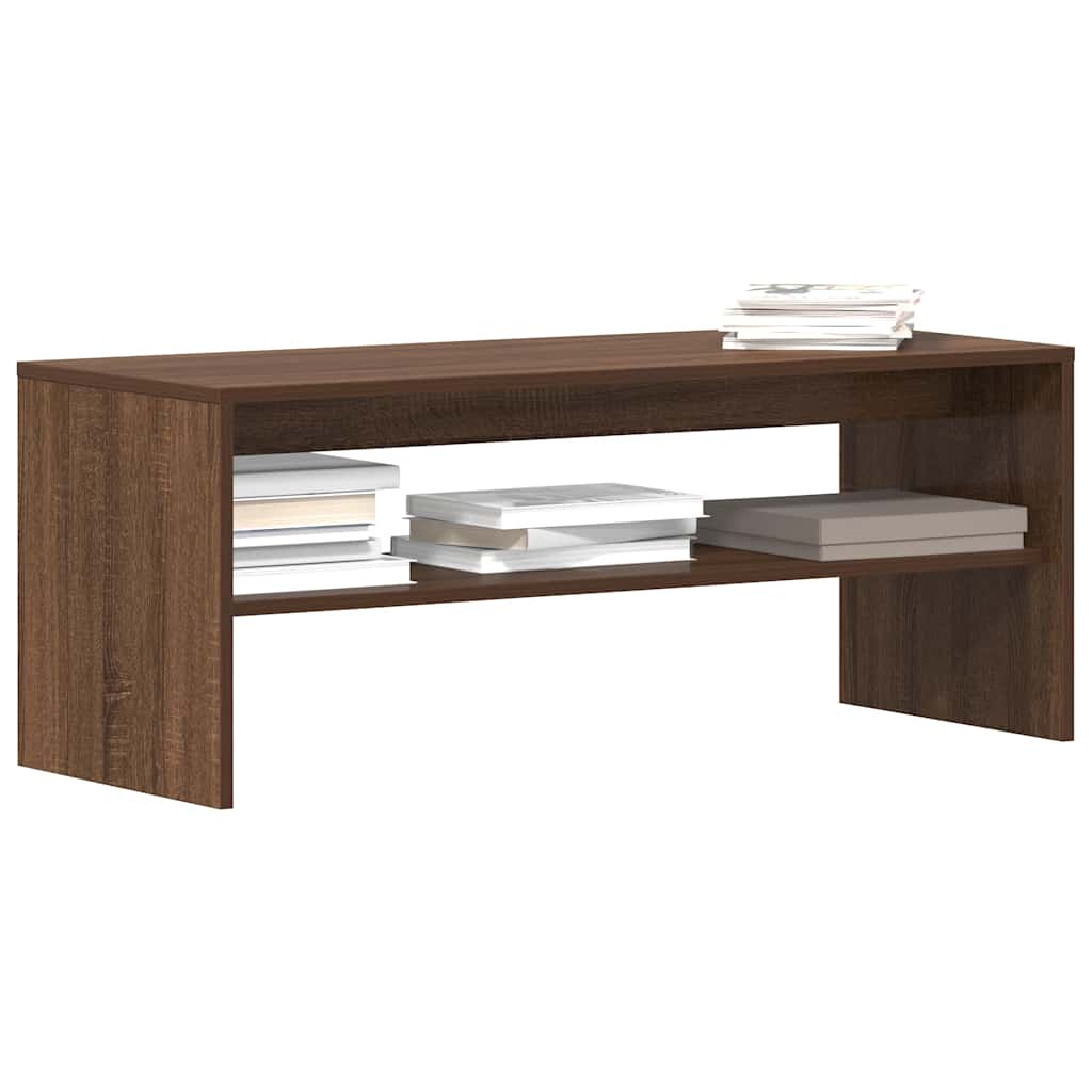 Mobile Porta TV Rovere Marrone 100x40x40cm in Legno Multistrato