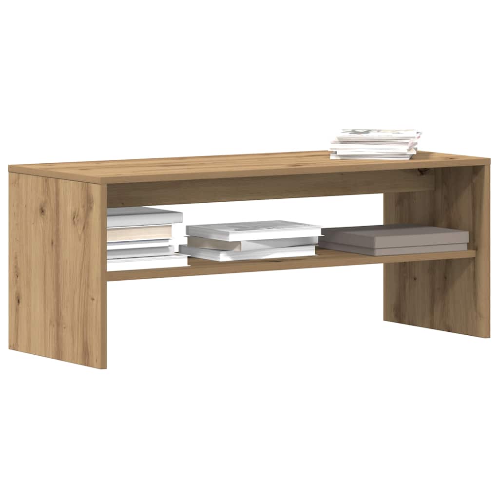 Mobile Porta TV Rovere Artigianale 100x40x40 cm in Truciolato
