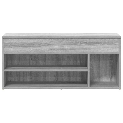 Scarpiera Grigio Sonoma 102x30,5x45 cm in Legno Multistrato