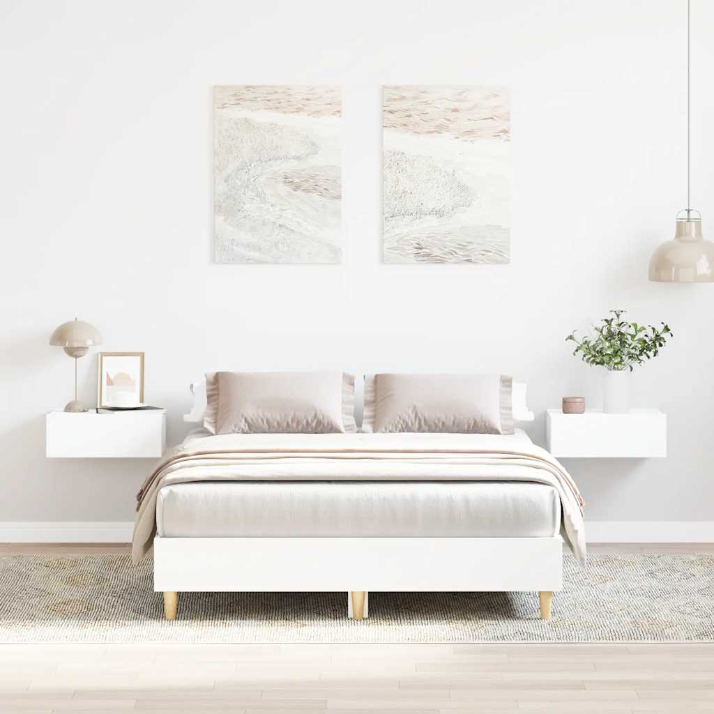 Giroletto senza Materasso Bianco 120x200 cm Legno Multistrato