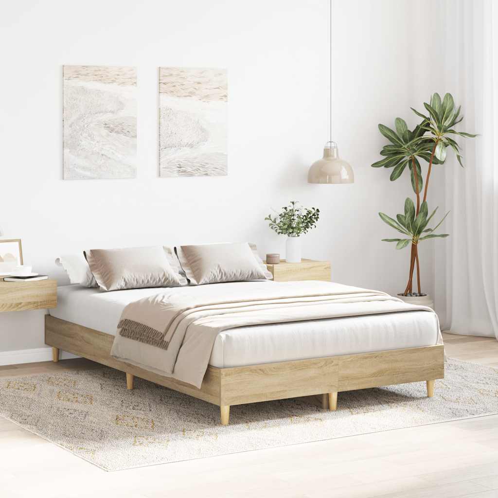 Giroletto senza Materasso Rovere Sonoma 120x200cm in Truciolato
