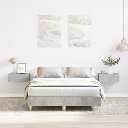 Giroletto senza Materasso Grigio Cemento 120x200 cm Truciolato