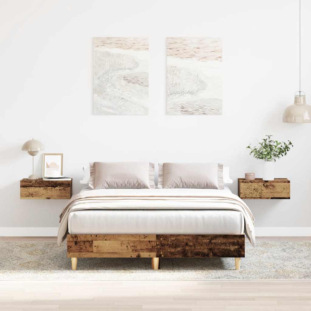 Giroletto senza Materasso Legno Antico 120x200 cm in Truciolato