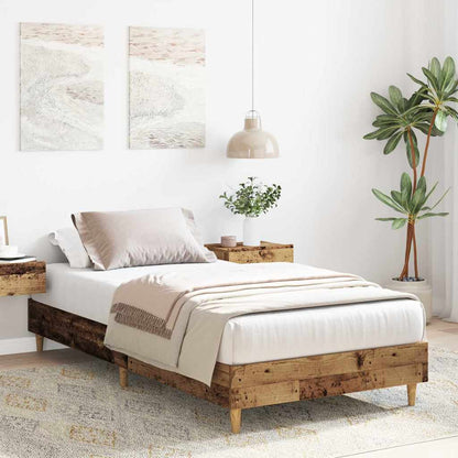 Giroletto senza Materasso Legno Antico 100x200 cm in Truciolato