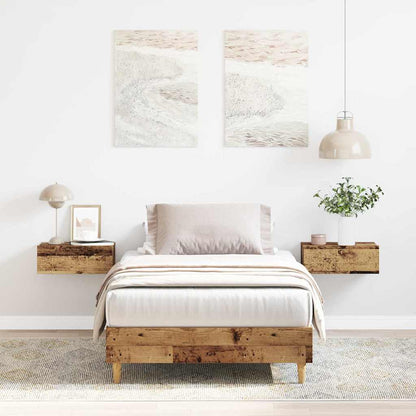 Giroletto senza Materasso Legno Antico 100x200 cm in Truciolato