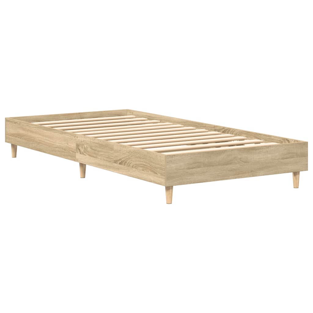 Giroletto senza Materasso Rovere Sonoma 90x200 cm in Truciolato