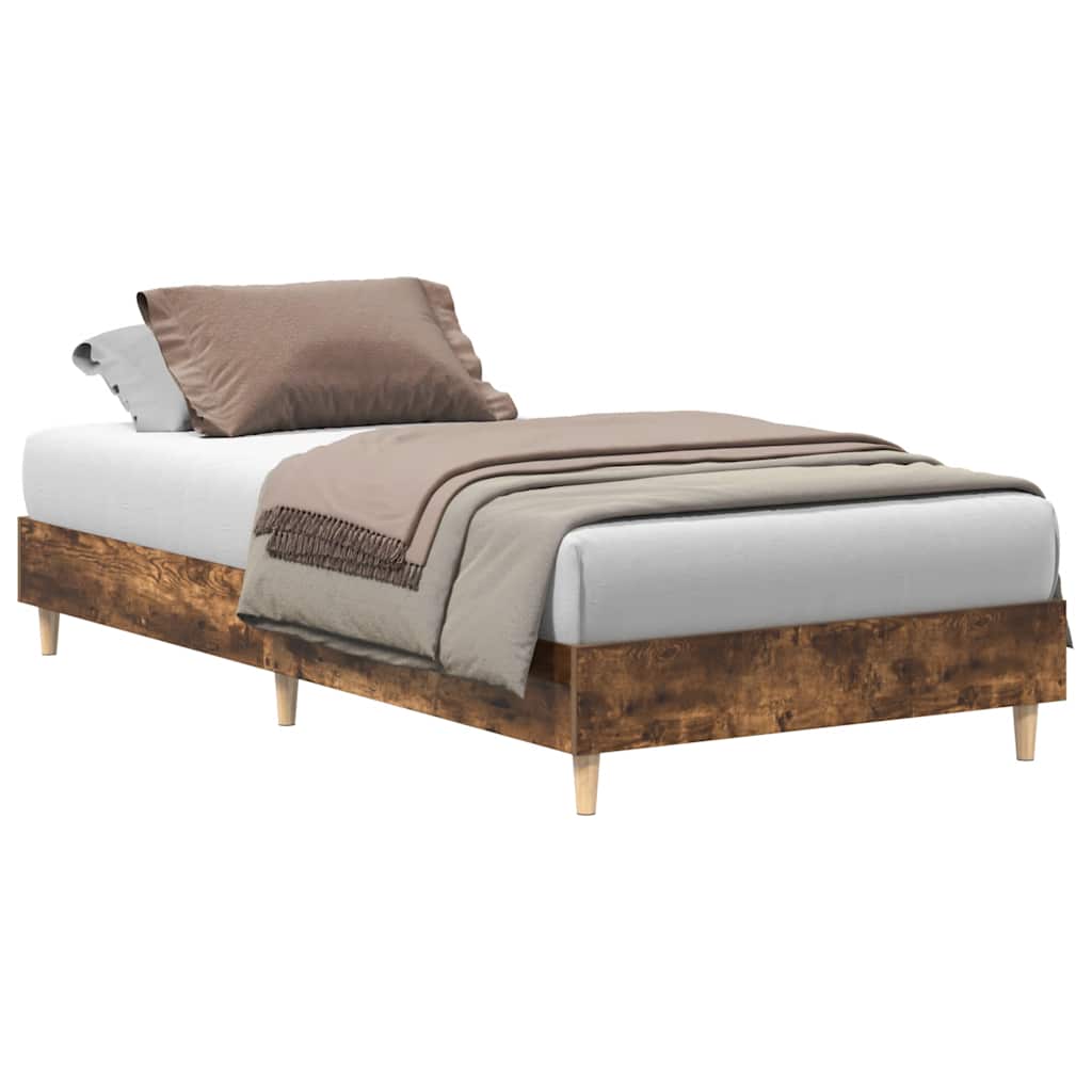 Giroletto senza Materasso Rovere Fumo 90x200 cm in Truciolato