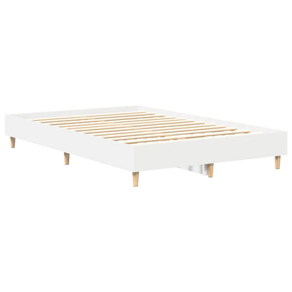 Giroletto senza Materasso Bianco 140x190 cm Legno Multistrato