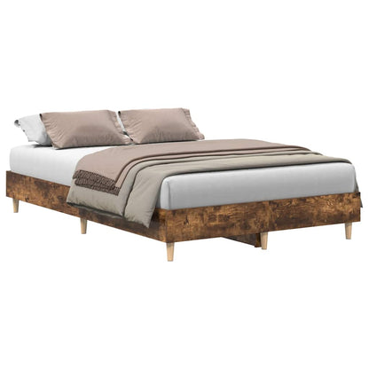 Giroletto senza Materasso Rovere Fumo 140x190 cm in Truciolato