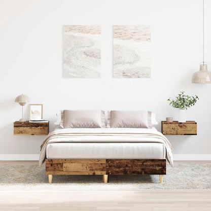 Giroletto senza Materasso Legno Antico 140x190 cm in Truciolato