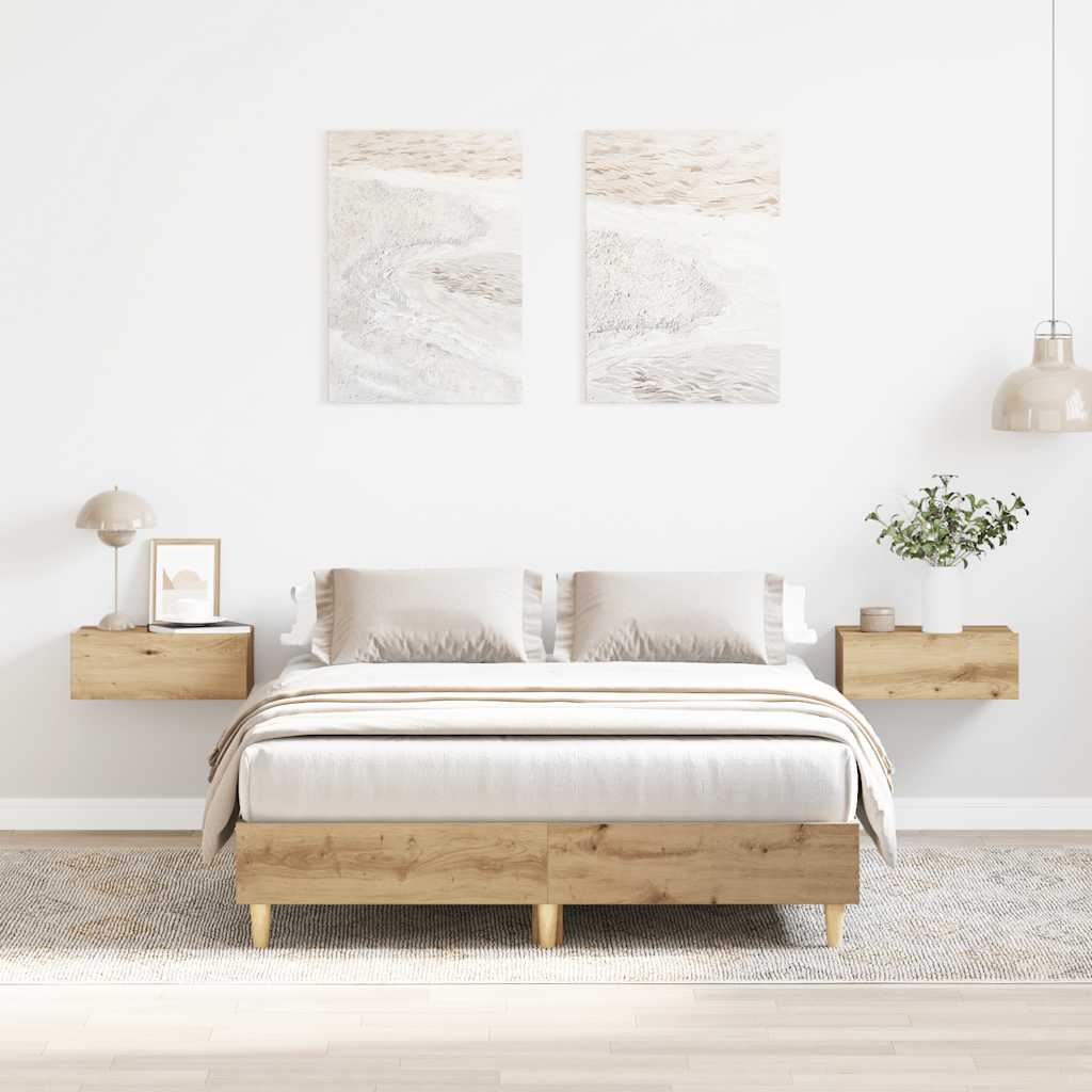 Giroletto senza Materasso Rovere Artigianale 140x190 cm