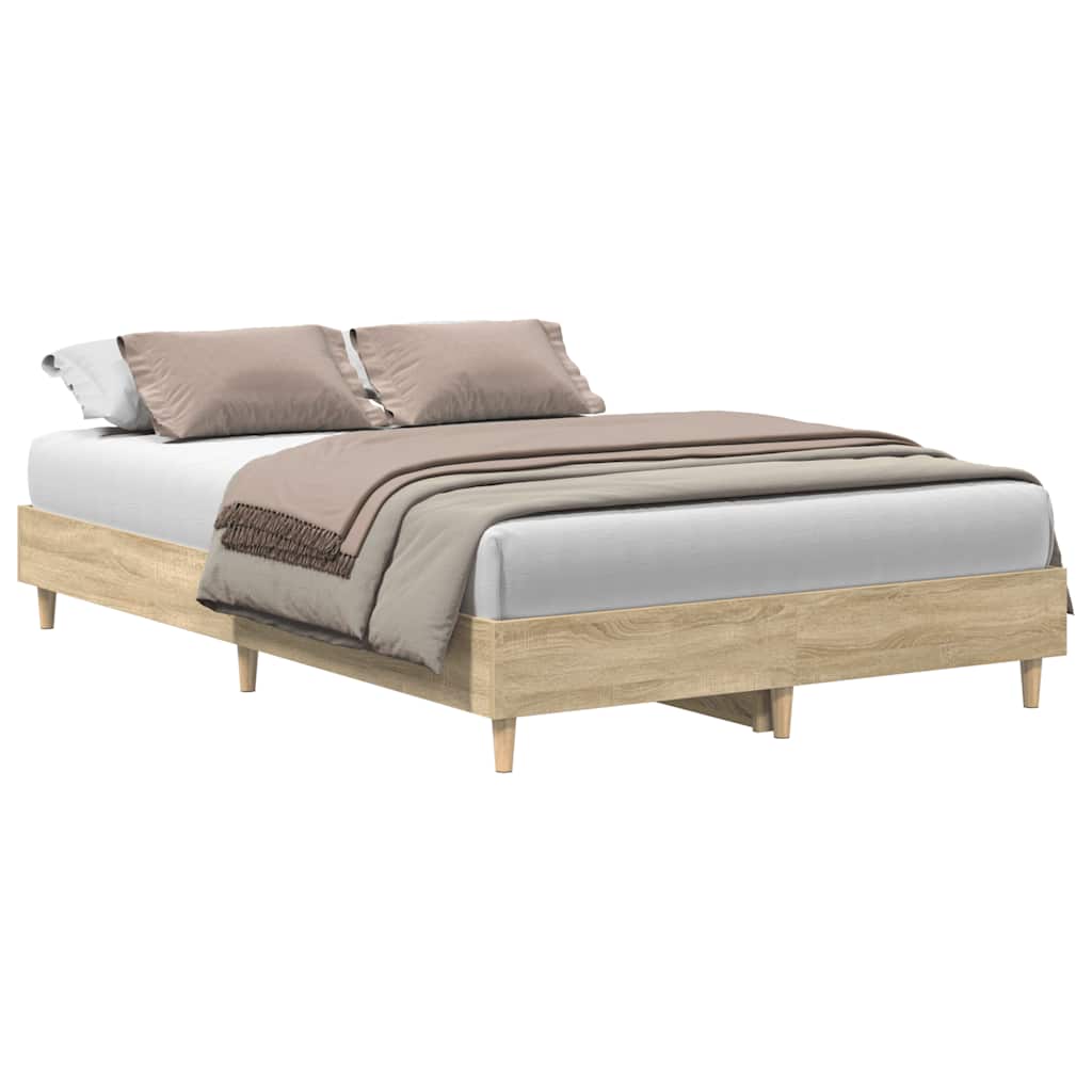 Giroletto senza Materasso Rovere Sonoma 135x190cm in Truciolato