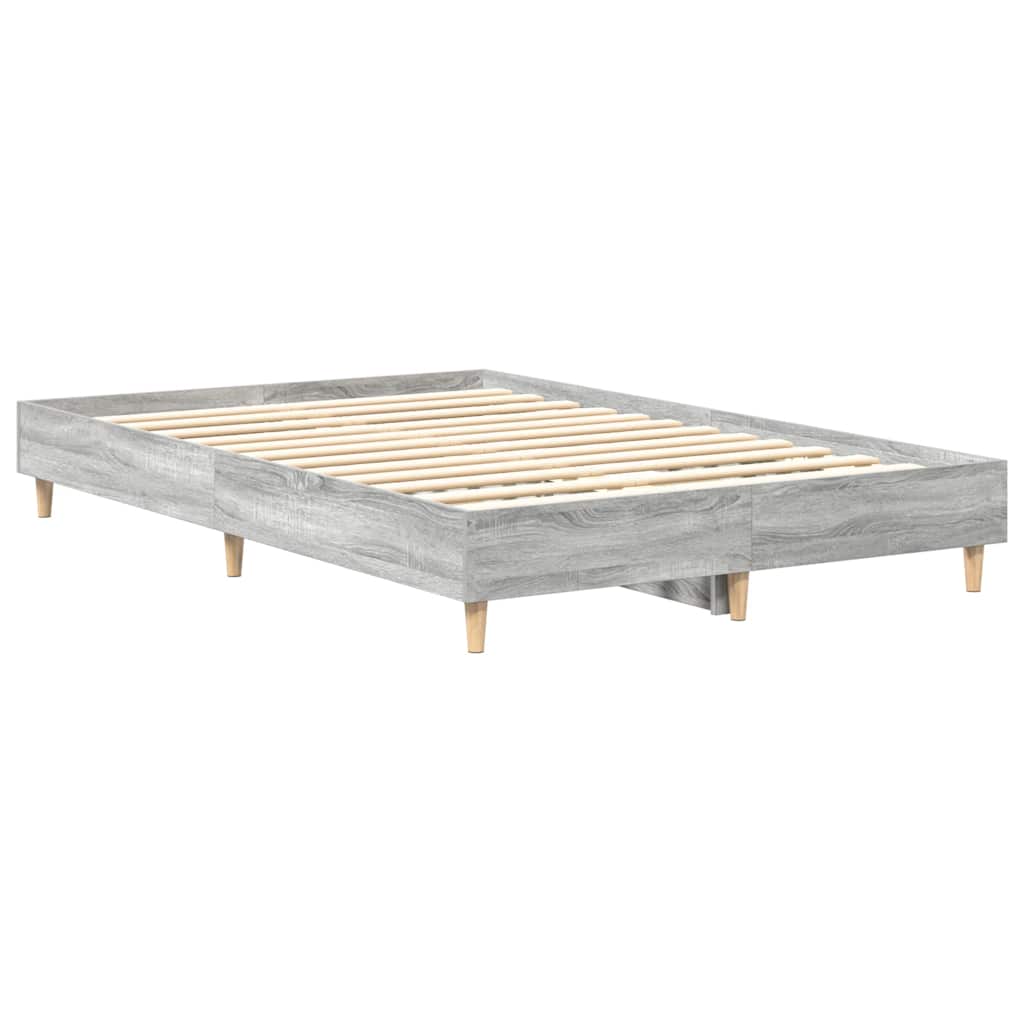 Giroletto senza Materasso Grigio Sonoma 135x190cm in Truciolato