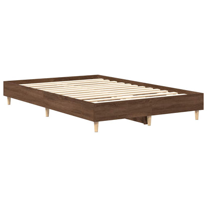 Giroletto senza Materasso Rovere Marrone 135x190 cm Truciolato