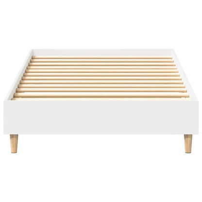 Giroletto senza Materasso Bianco 90x190 cm in Legno Multistrato