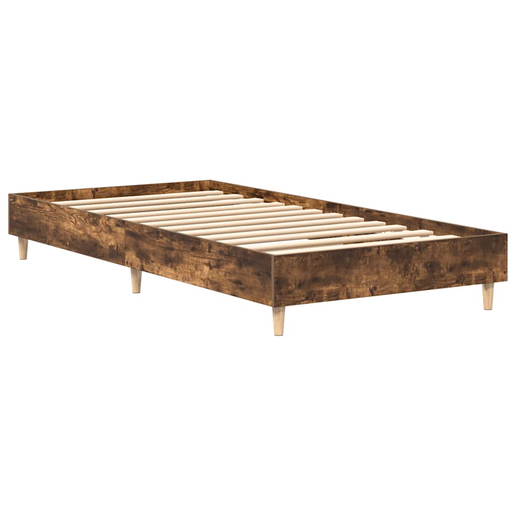 Giroletto senza Materasso Rovere Fumo 90x190 cm in Truciolato