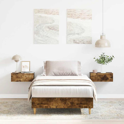 Giroletto senza Materasso Rovere Fumo 90x190 cm in Truciolato
