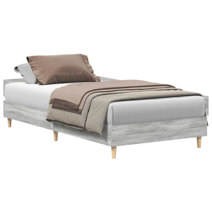Giroletto senza Materasso Grigio Sonoma 90x190 cm in Truciolato