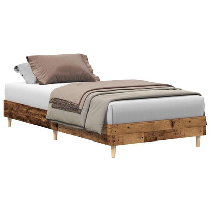 Giroletto senza Materasso Legno Antico 90x190 cm in Truciolato