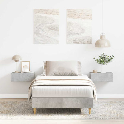Giroletto senza Materasso Grigio Cemento 75x190 cm Truciolato