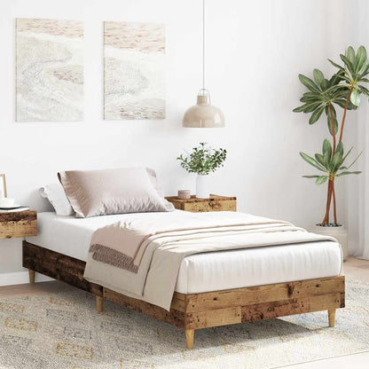 Giroletto senza Materasso Legno Antico 75x190 cm in Truciolato