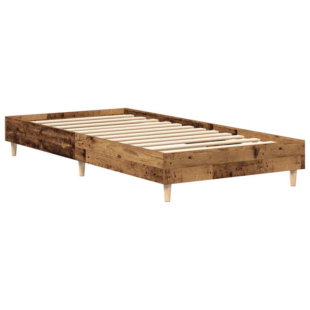 Giroletto senza Materasso Legno Antico 75x190 cm in Truciolato