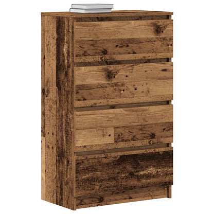 Credenza Legno Antico 60x35x98,5 cm in Legno Multistrato