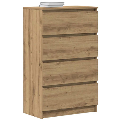 Credenza Rovere Artigianale 60x35x98,5 cm in Legno Multistrato