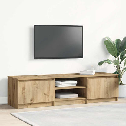 Mobile Porta TV Rovere Artigianale 140x40x36 cm Multistrato