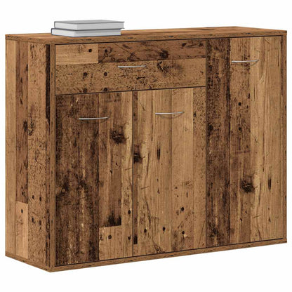 Credenza Legno Antico 88x30x70 cm in Legno Multistrato