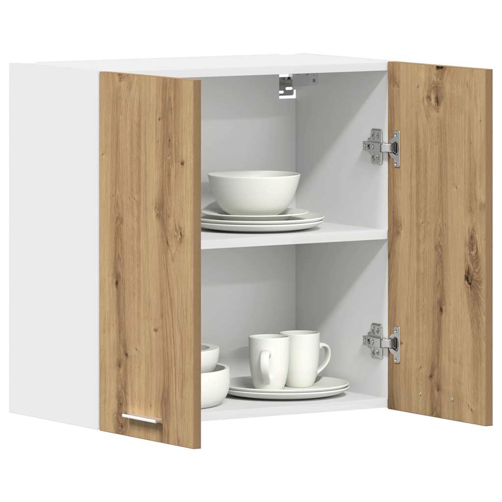 Pensile da Cucina Rovere Artigianale 60x31x60 cm in Truciolato
