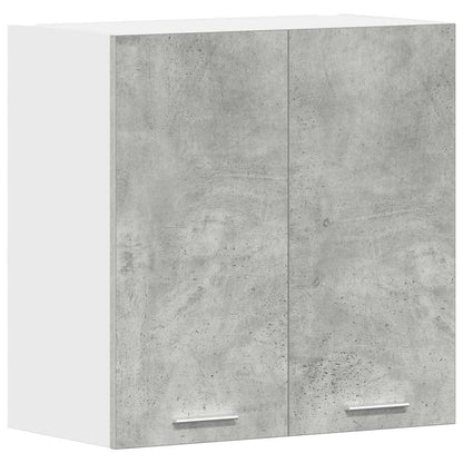 Pensile da Cucina Grigio Cemento 60x31x60 cm Legno Multistrato