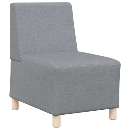 Divano Sedia Grigio Chiaro 55 cm in Tessuto